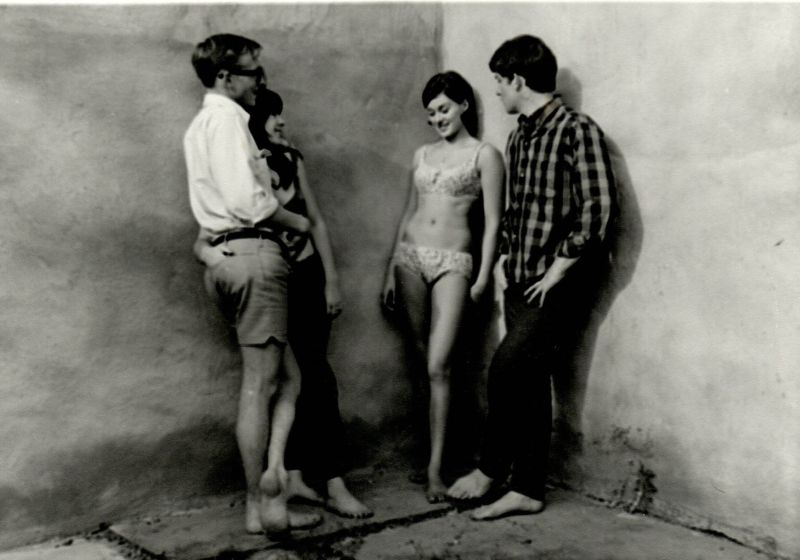 File:Girl in bikini with friends.jpg