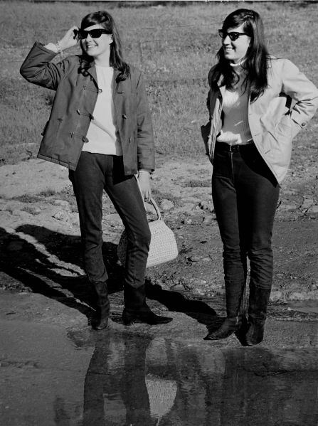 File:Two Girls at rivers edge.jpg